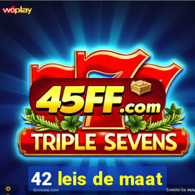 42 leis de maat